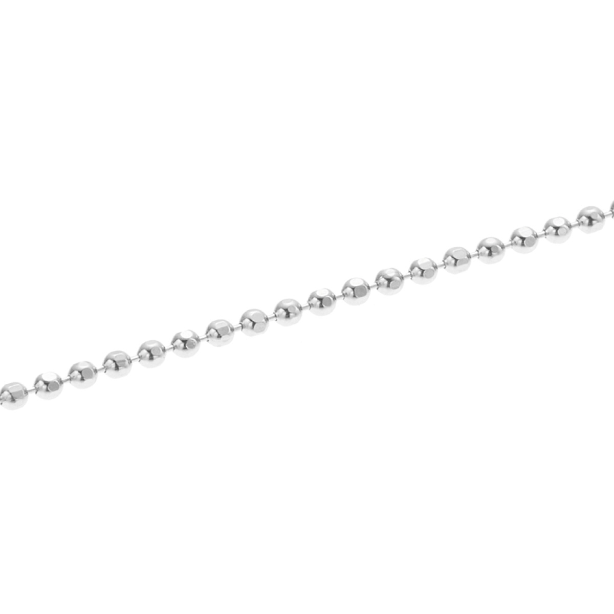 ネックレス チェーン カットボールチェーン レディース シルバー925 プラチナ仕上げ 40cm 細身 華奢 シンプル 重ねづけ お肌に優しい |  | 08