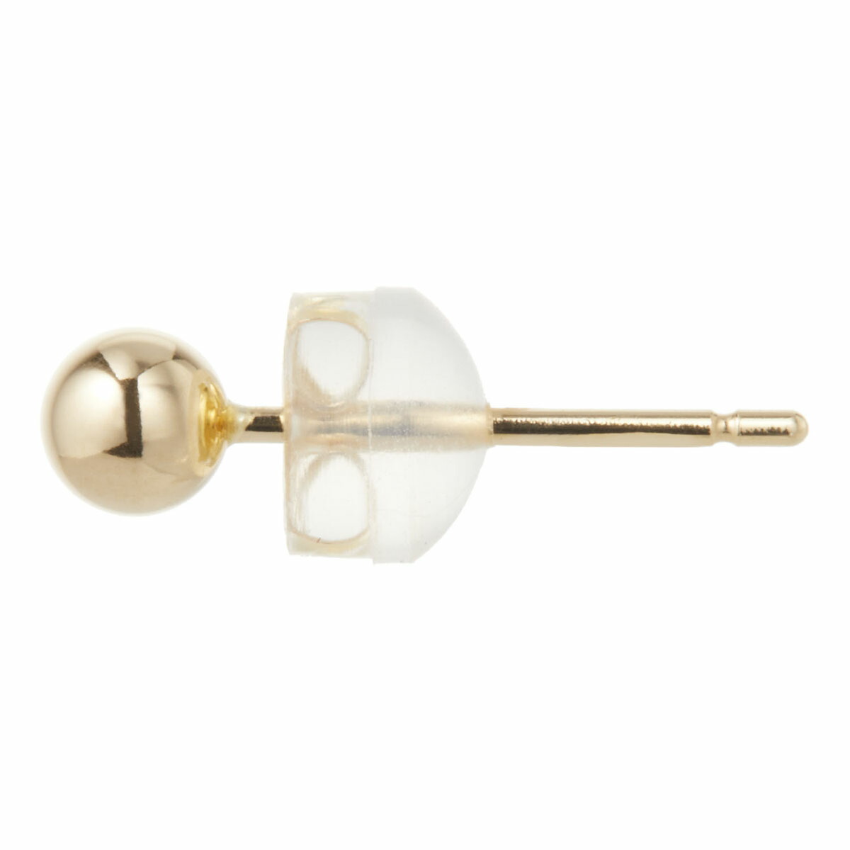 k18★ボールピアス K18・プラチナ ボール ピアス│2mm 2.5mm 3mm 3.5mm 4mm – PICOLLET