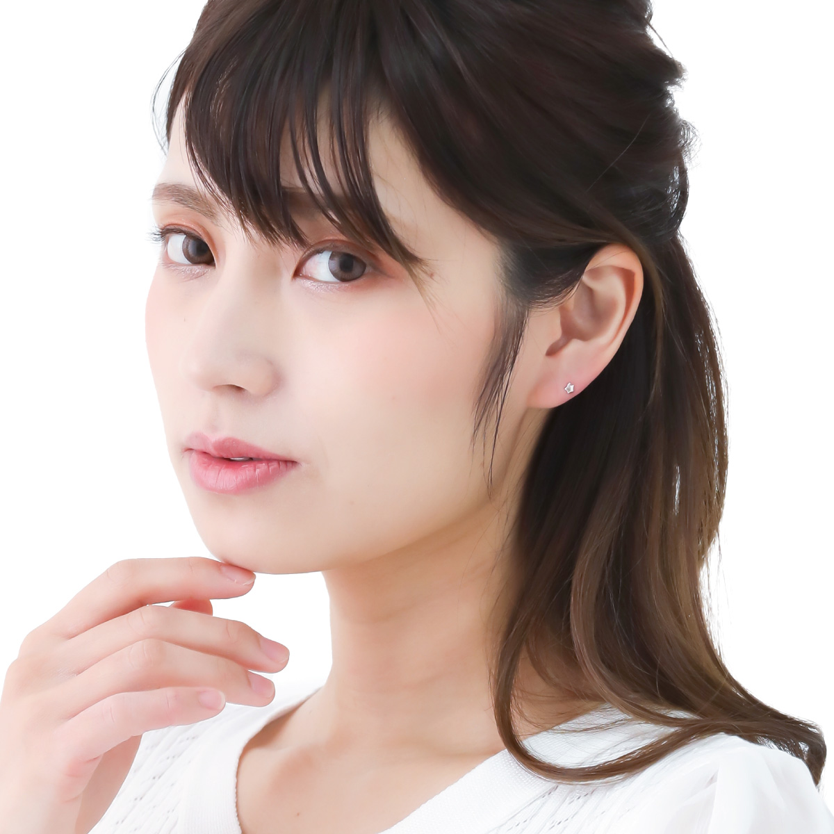 ピアス レディース 日本製 K10 10金 星 スター ミニ 極小 小さい 目立ちにくい シンプル お肌に優しい 金属アレルギー対応 上品 爆買の画像