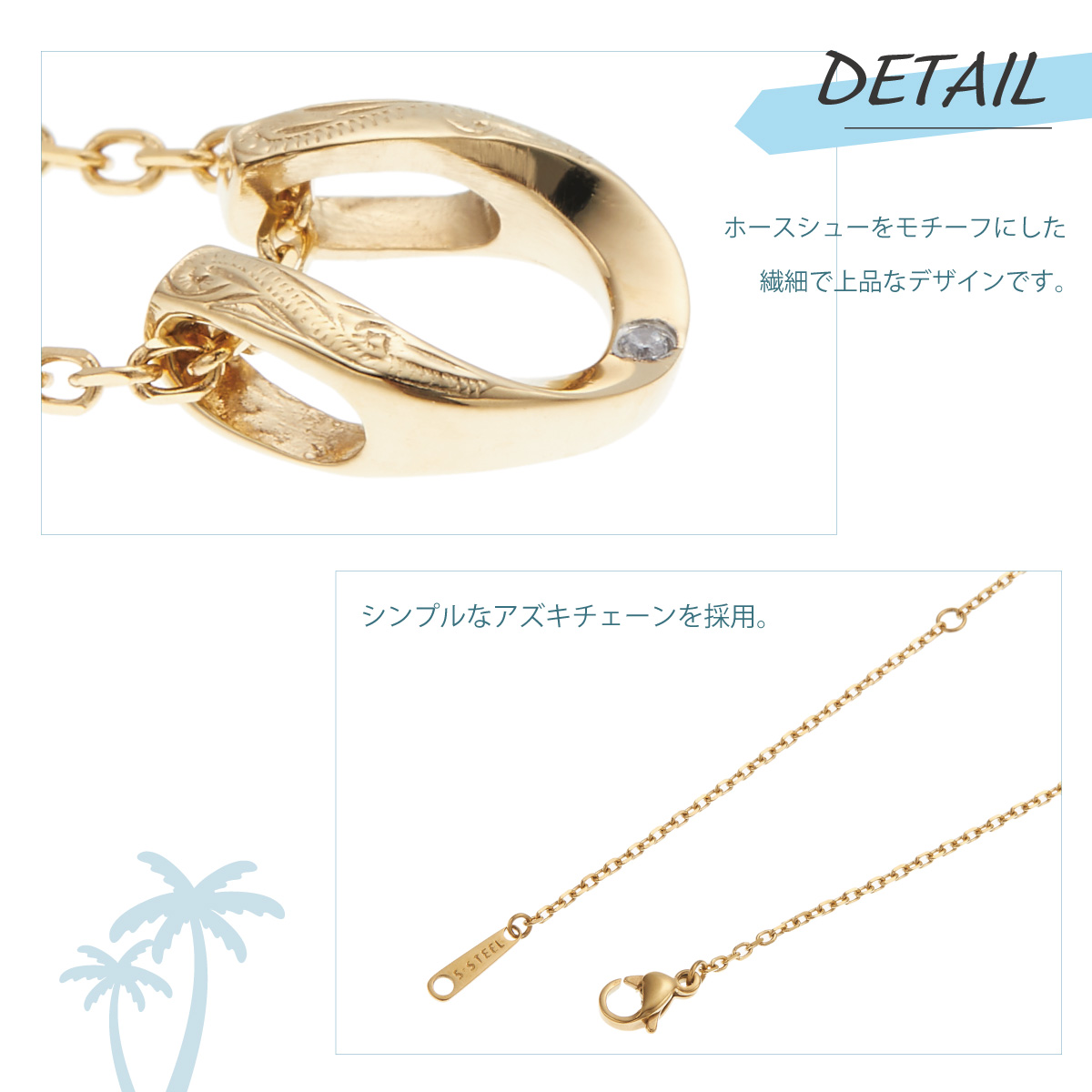 ネックレス ペンダント サージカルステンレス3...の詳細画像2