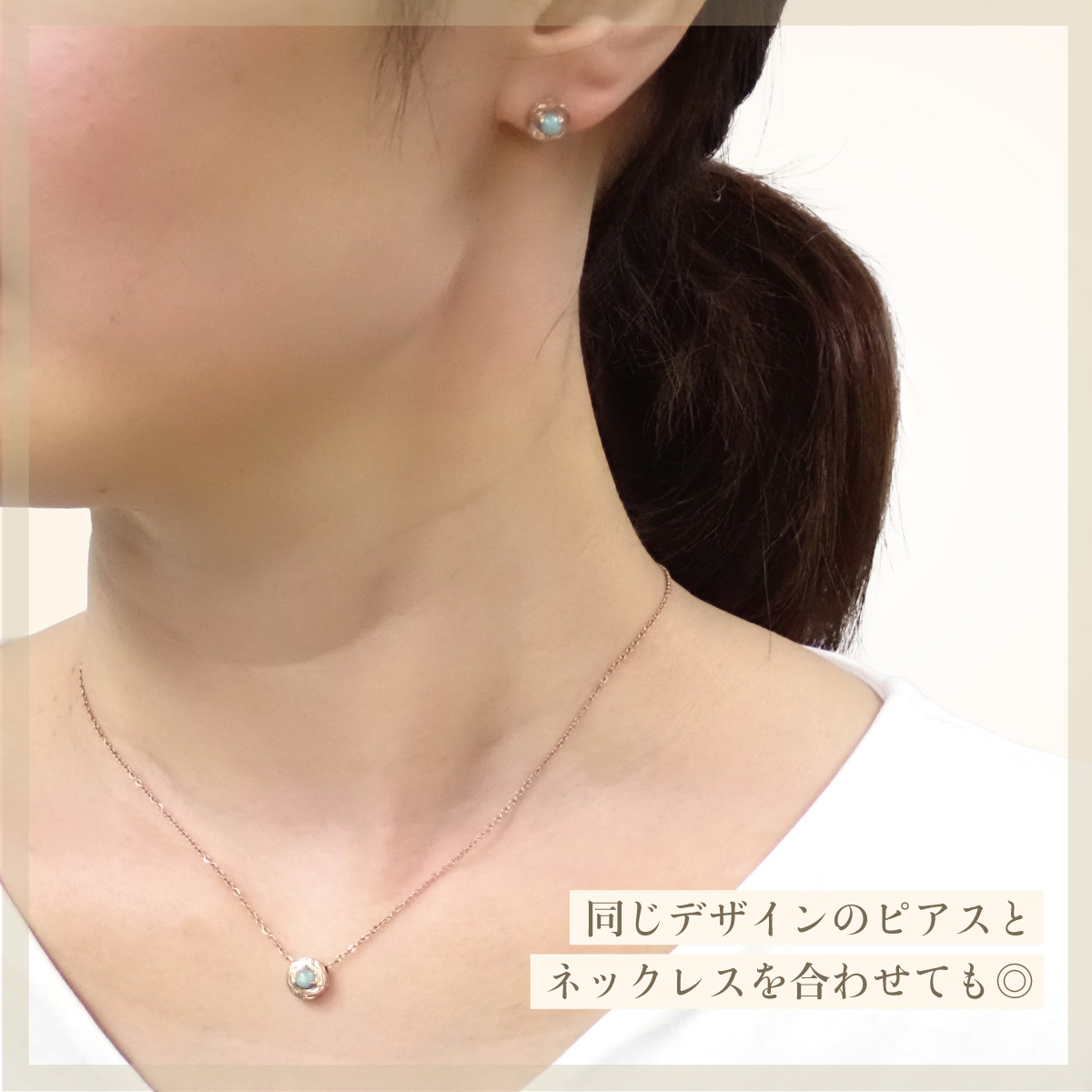 ネックレス ペンダント レディース サージカルステンレス316L ハワイアンジュエリー ハワジュ ラリマー ブルーペクトライト 天然石 爆買の画像