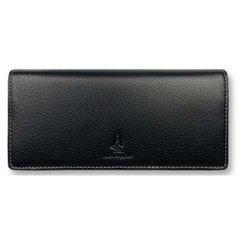 二つ折り長財布 メンズ 春夏秋冬 L字ファスナー小銭入れ 牛革 Hush