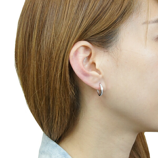 【CaitlynMinimalist】上品！パヴェリンクフープピアス★ CaitlynMinimalist】上品！パヴェリンクフープピアス☆ (Caitlyn
