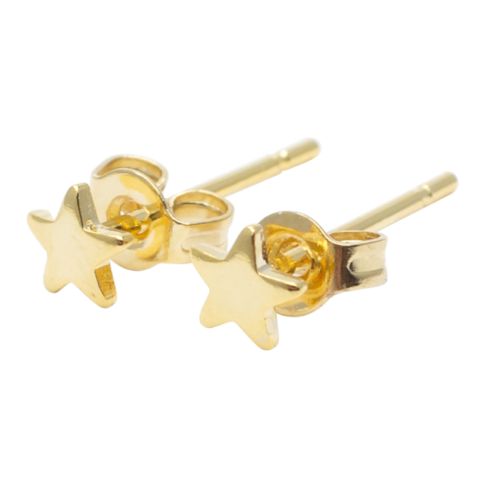 星のピアス 24K 18Kピンクゴールド プラチナ本ロジウム スター