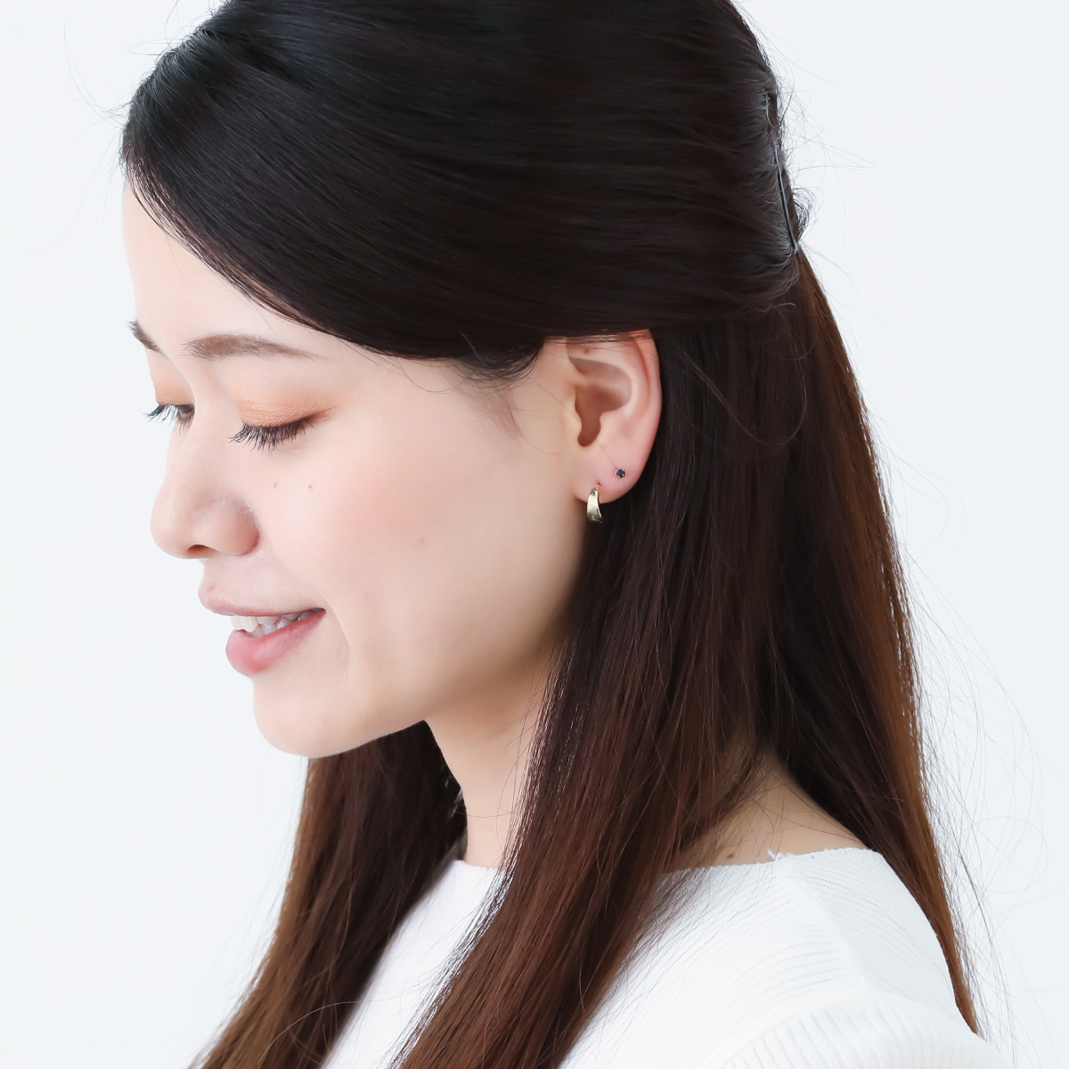 5㎜サイズ　もっと！小粒ないろいろピアス　ブラウンカラー　小ぶり　小さいピアス ピアス 超極小 1.5mm 2mm 3mm 小さすぎる 小さい 極小 シルバー