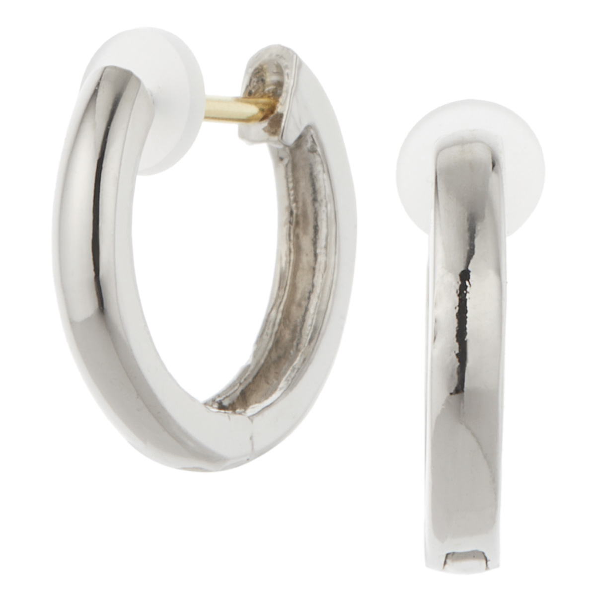 フープピアス レディース 日本製 K18ポスト 18金 K18ゴールド ニッケル