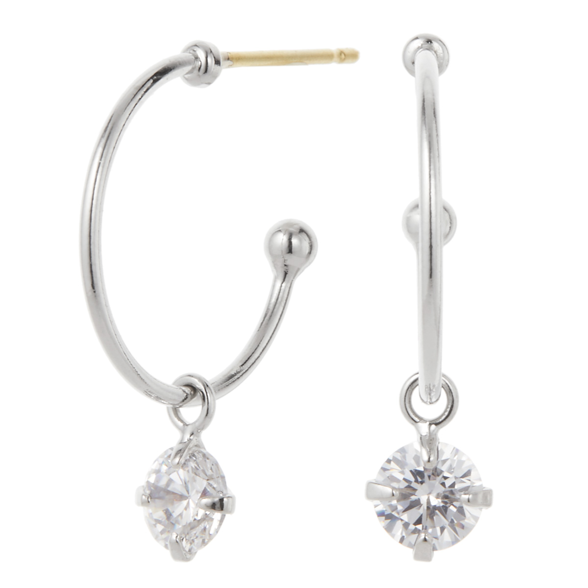 Ptフープ　チャーム3点・K18フープ　チャーム4点 Ptフープ チャーム3点・K18フープ チャーム4点