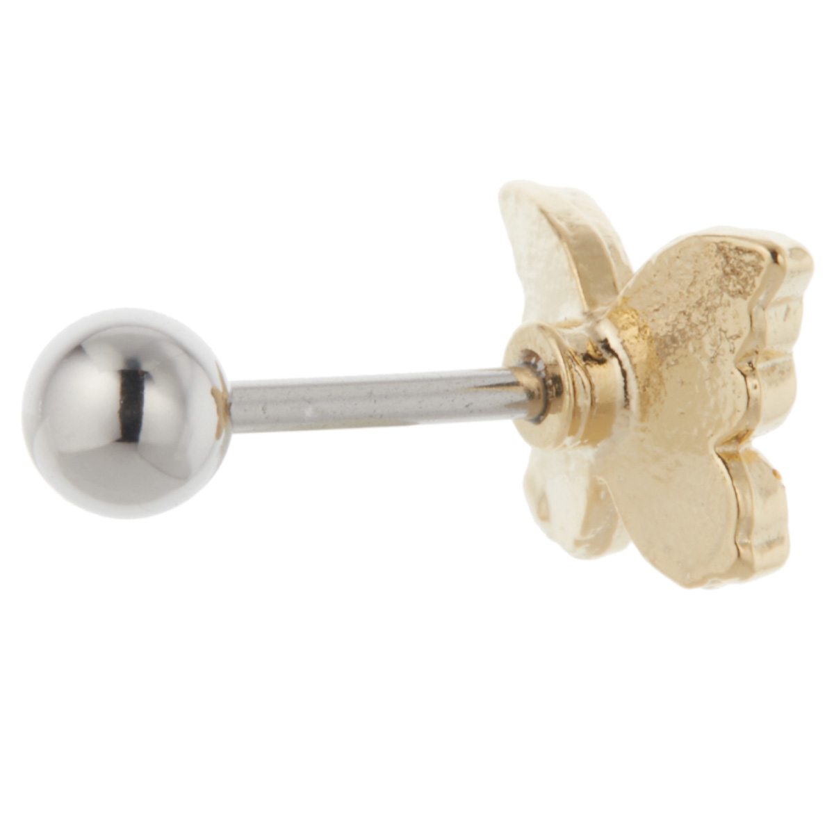 ボディピアス 18G レディース サージカルステンレス316L 両耳用 蝶