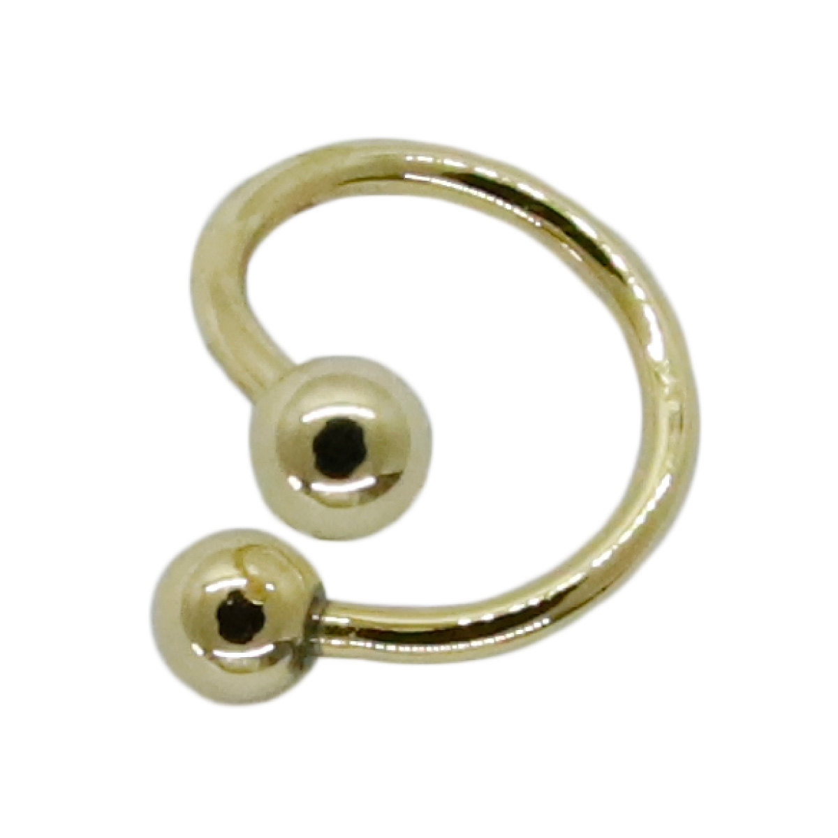 【専用】PICOLLE ゴールド 片耳用ピアス　バーベル、ボールのセットのお品 14G セット ボディピアス│ファーストピアスにオススメ K18/Pt 3mm