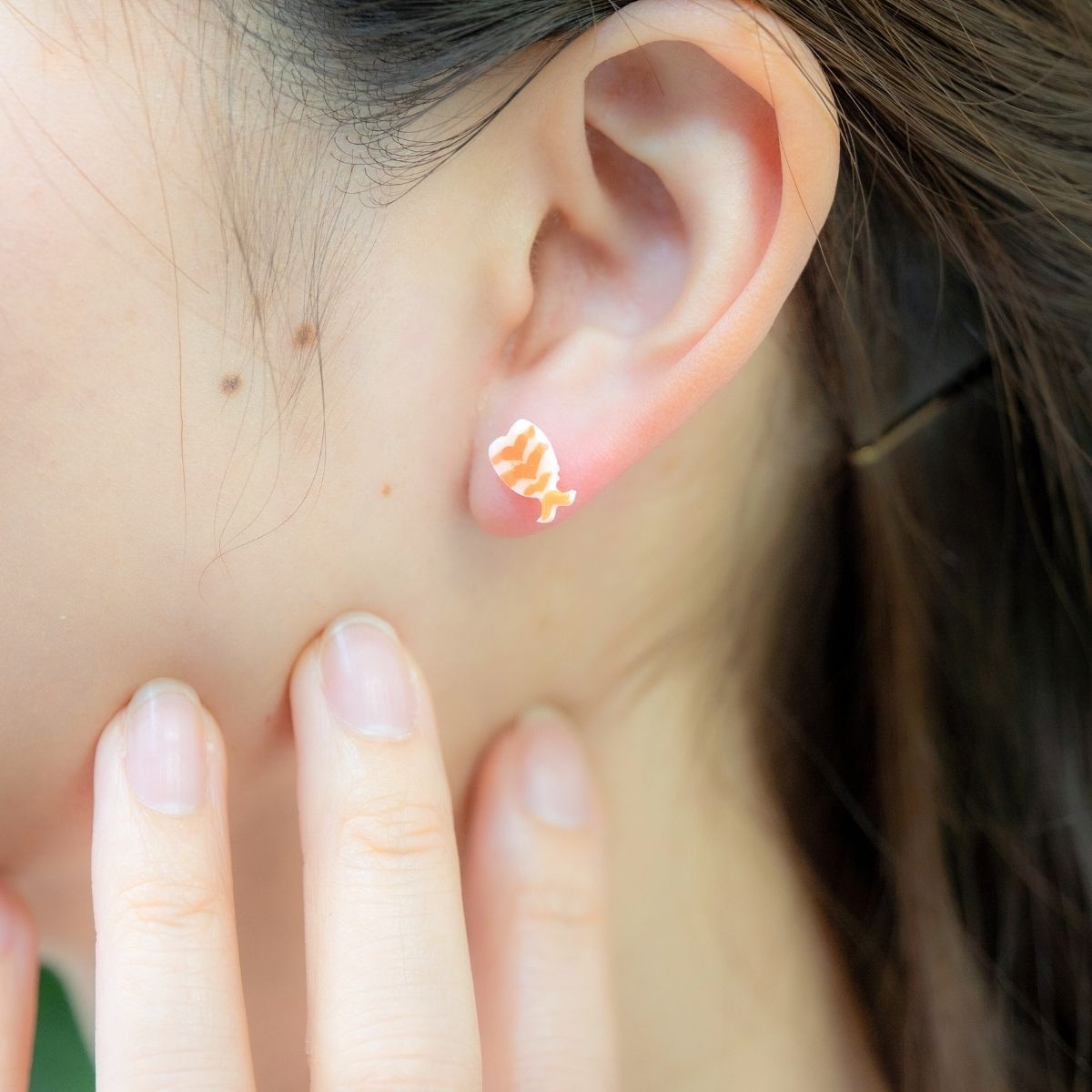ピアス 金属アレルギー レディース チタン製ポスト 寿司 5個セット 