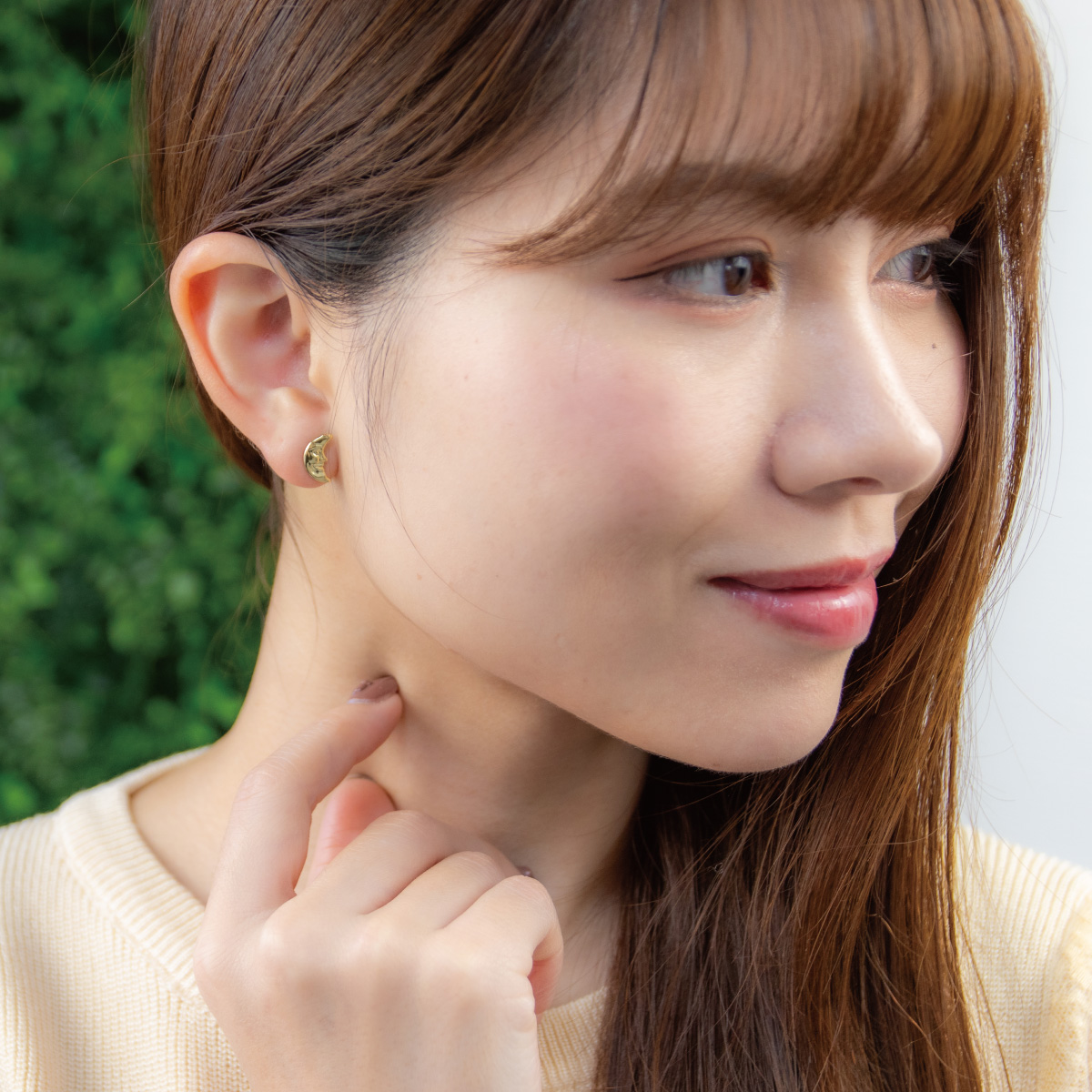 ピアス レディース チタン製ポスト 太陽 月 サン ムーン