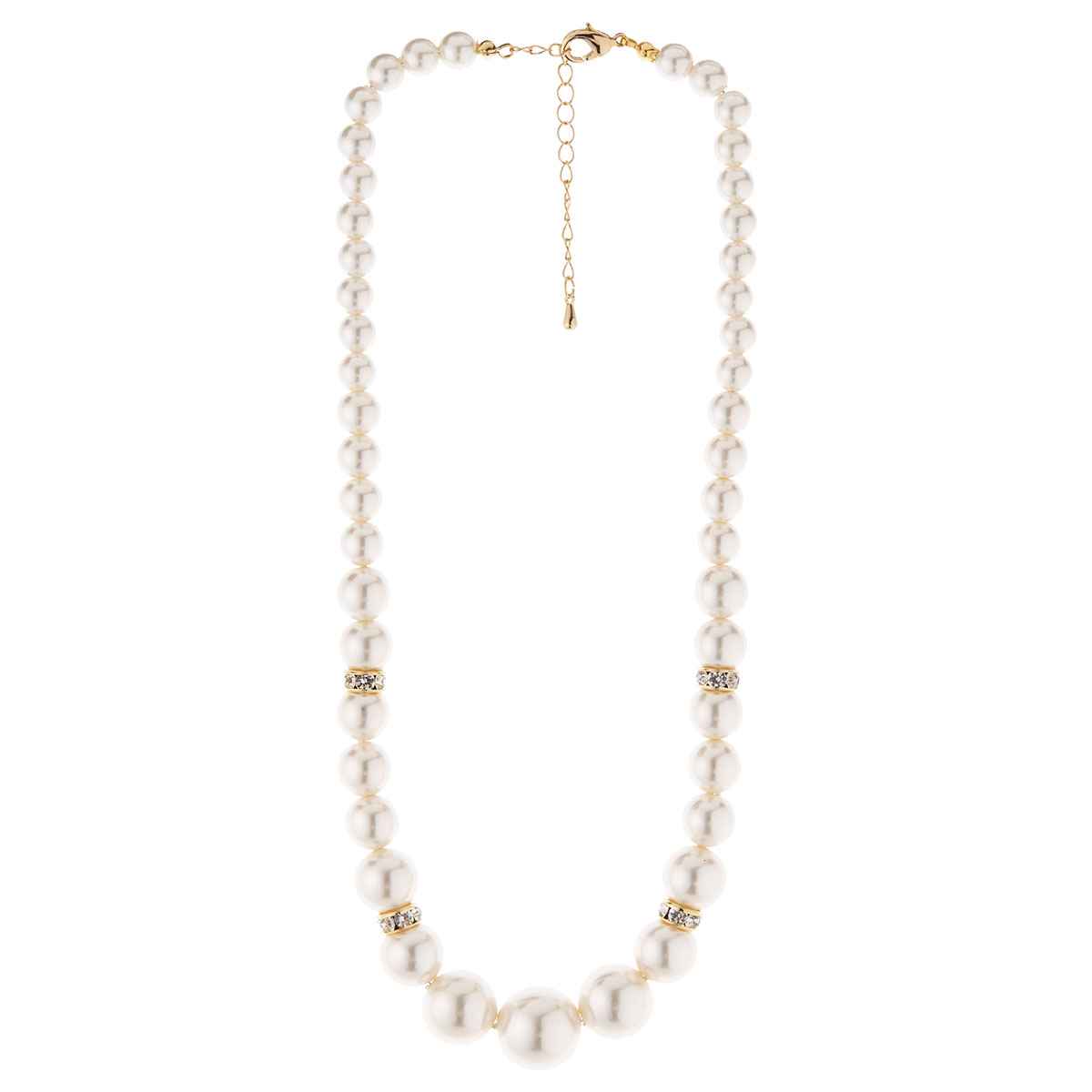 ネックレス パール 真珠 グラデーション 上品 大人 ゴージャス