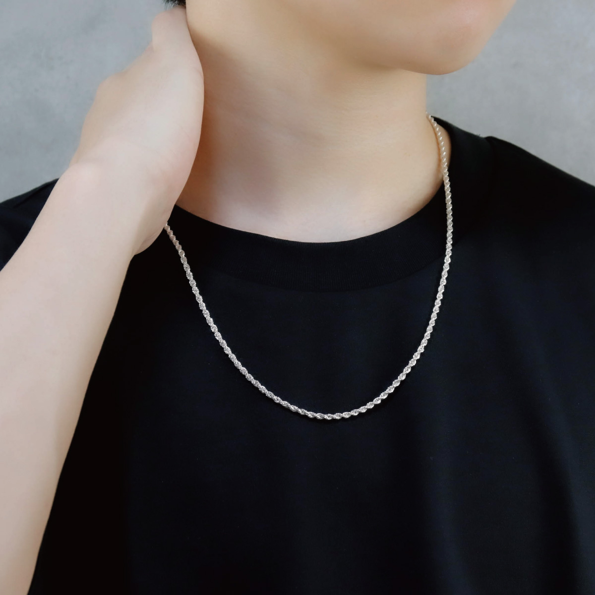 ネックレス チェーン 60cm レディース メンズ シルバー925