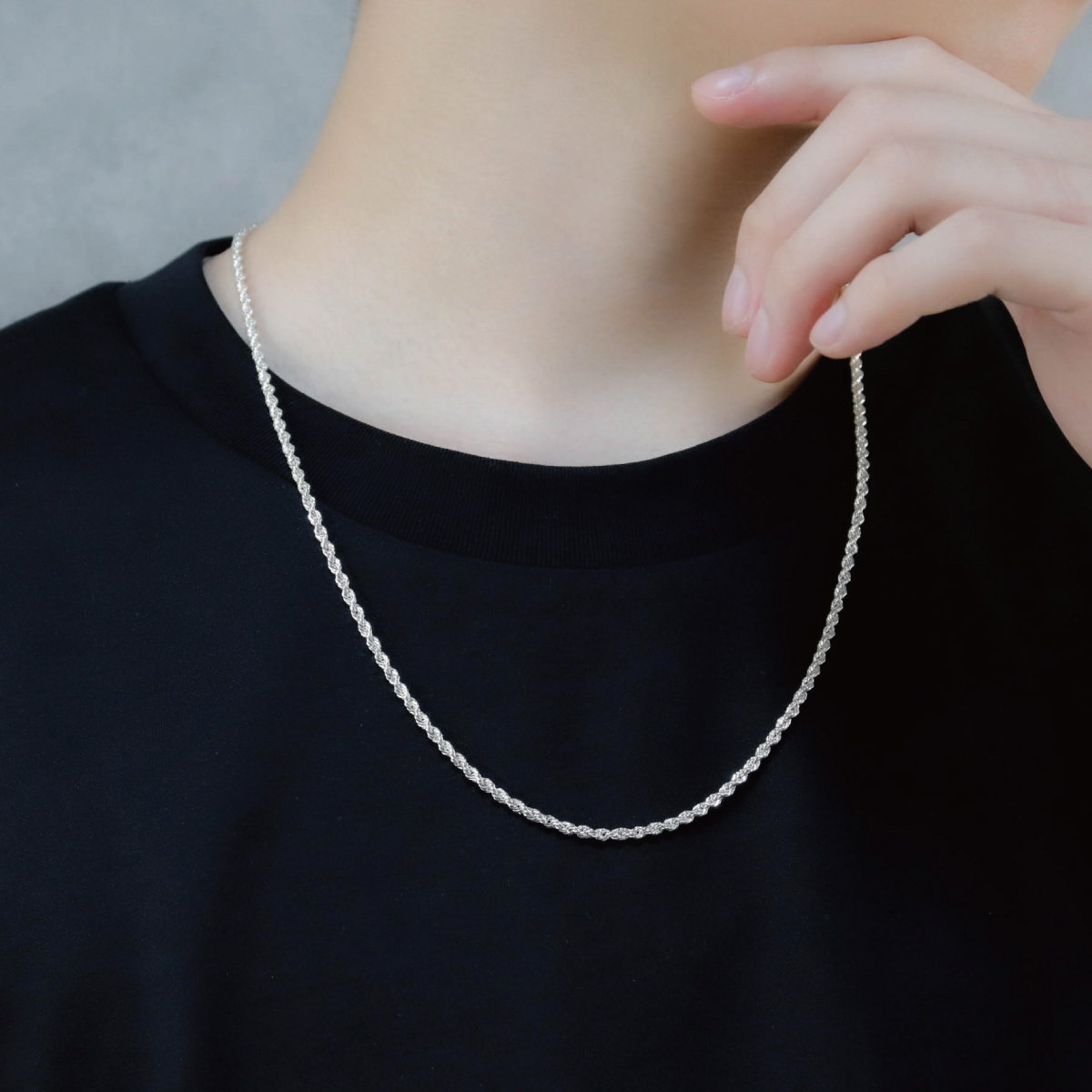 ネックレス チェーン 60cm レディース メンズ シルバー925