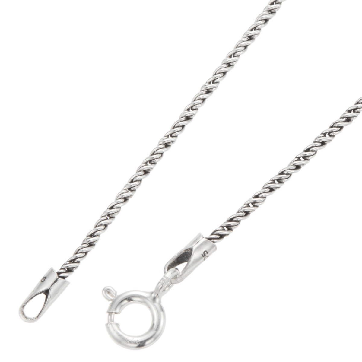 ● 【新品】 SILVER925 ロープチェーン 2.3mm幅 50cm 楽天市場】シルバー925 ロープチェーン ネックレス 幅3mm 50cm