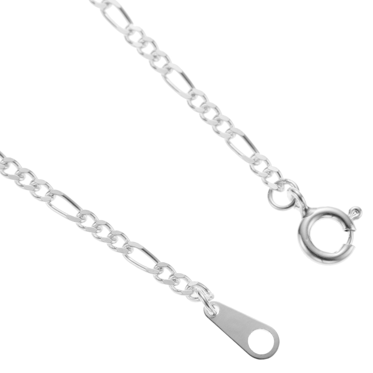 ネックレス チェーン 60cm メンズ レディース シルバー925 フィガロ