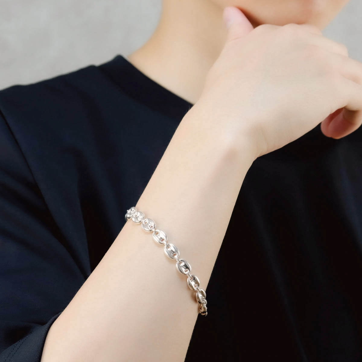 ペアブレスレット カップル シルバー925 メンズ レディース 2点セット