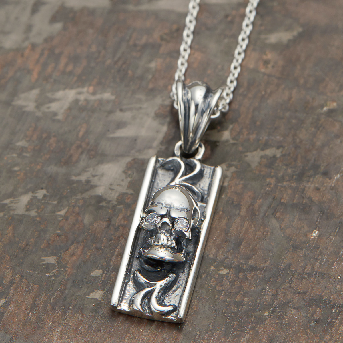 ネックレス ペンダント メンズ シルバー925 キュービックジルコニア