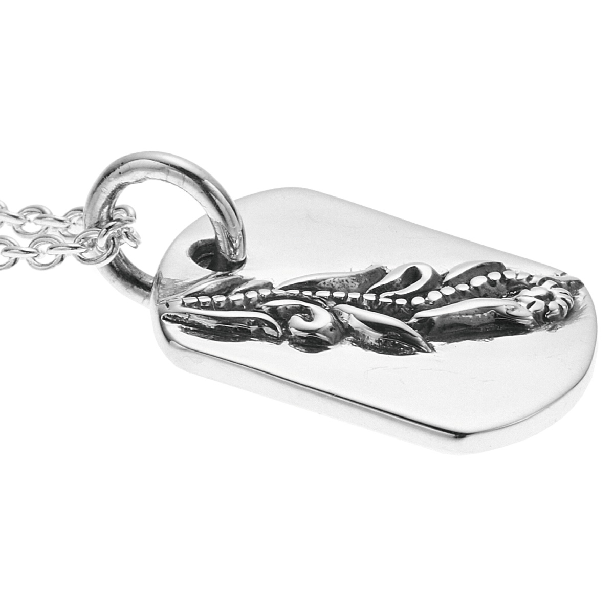 ネックレス ペンダント メンズ シルバー925 ドッグタグ プレート