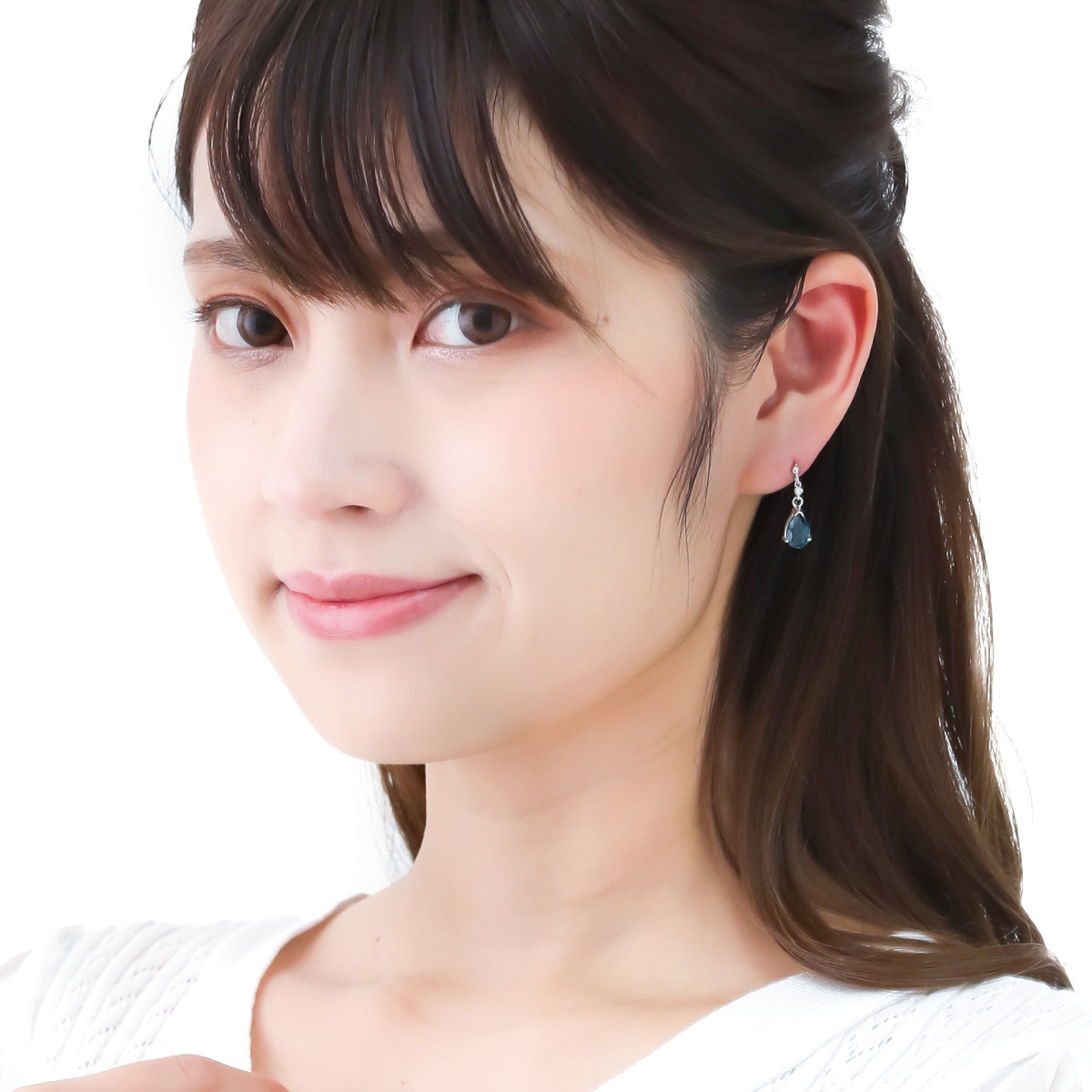 しずく型 ピアス（色：ブルー系）のおすすめ人気商品一覧 通販