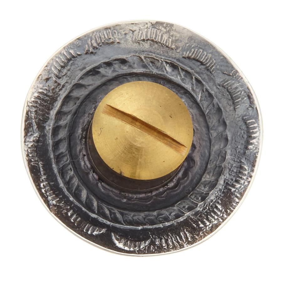 コンチョ インディアン ボタン ネジ式 ループ式 カスタムパーツ 2cm｜piena｜02