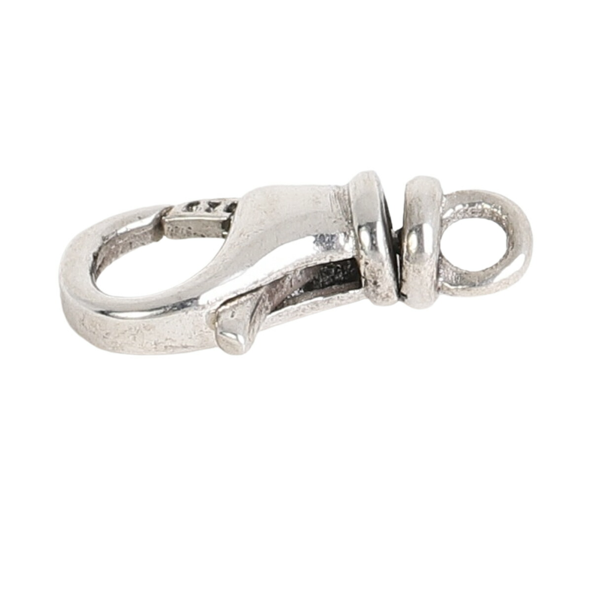 シルバーフック　シルバー925　完全１点物（Ｓ字フック）ナスカン,キーリング シルバーフック,925 完全1点物（釣り針S字フック）ナスカン