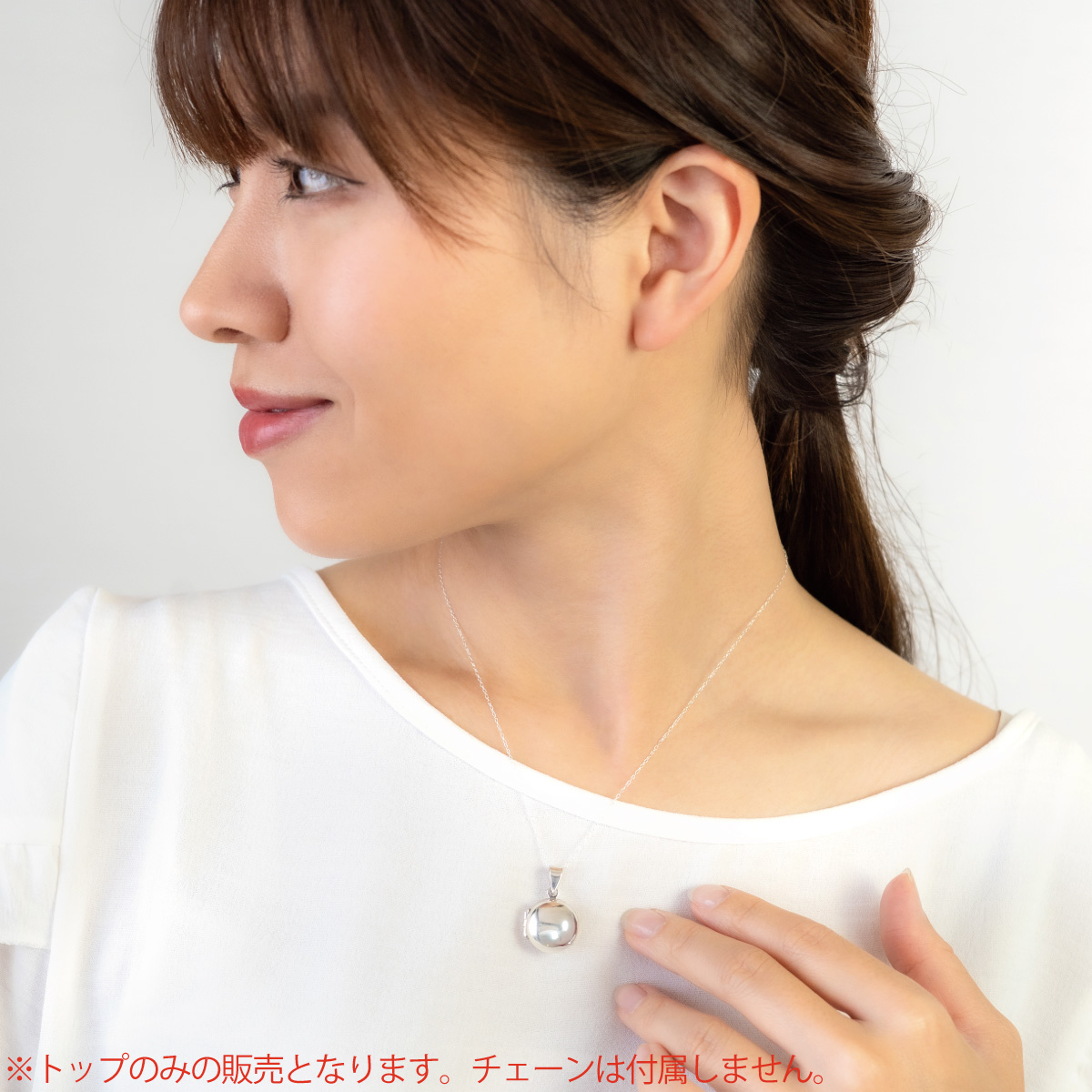 ペンダントトップ ネックレストップ レディース シルバー925 ラウンド