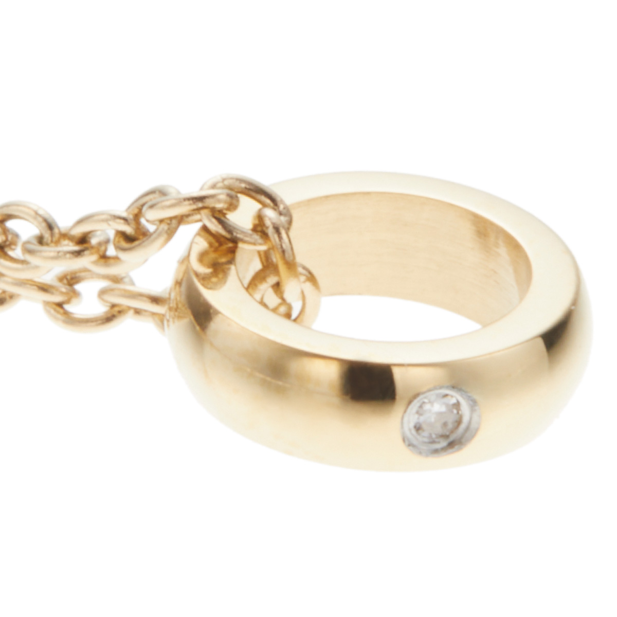 ペアネックレス ペンダント レディース close to me st サージカルステンレス316L ダイヤモンド ゴールド ミニリング 金属アレルギー対応 爆買の画像