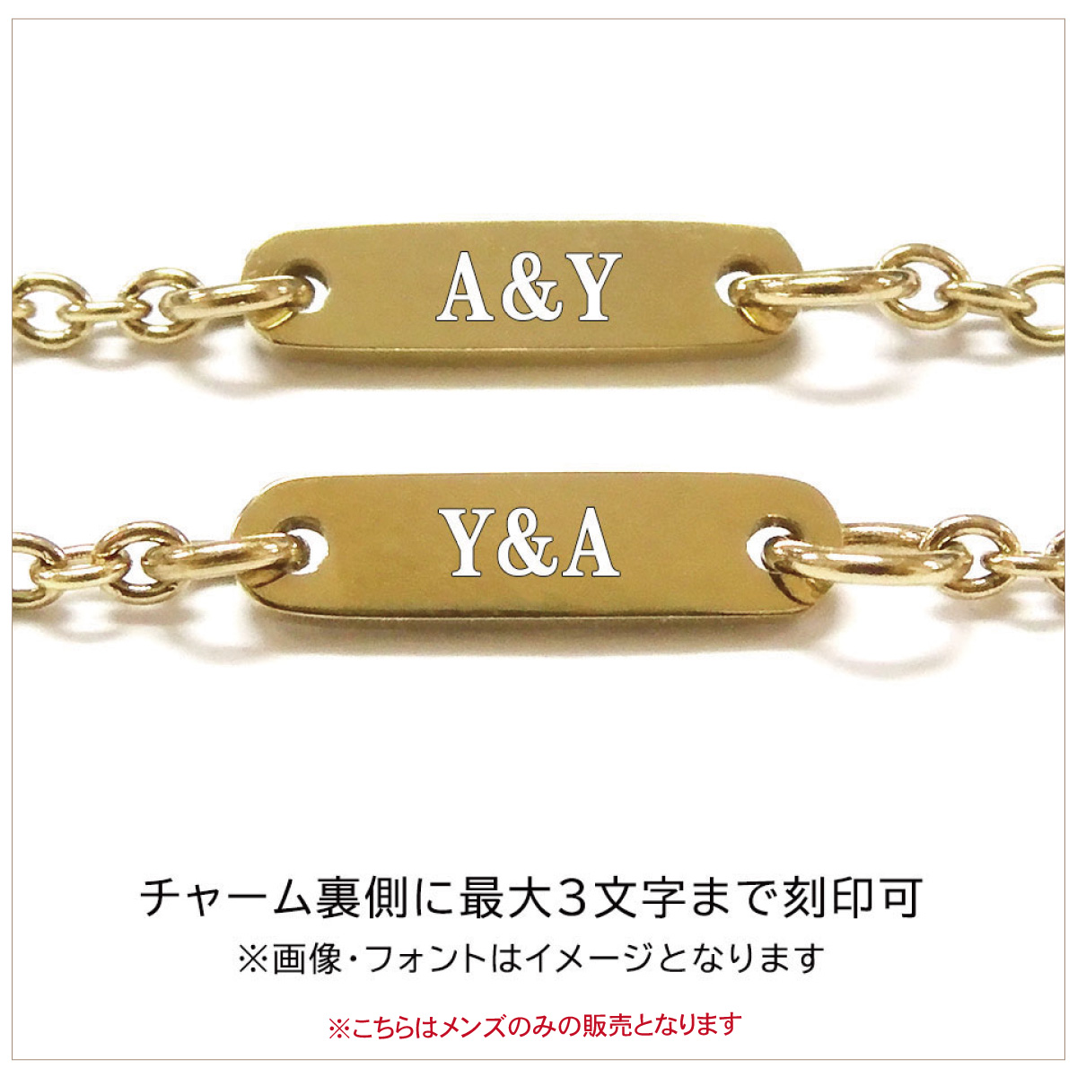 ネックレス ペンダント メンズ close to me st サージカルステンレス316L ダイヤモンド ゴールド ミニリング 金属アレルギー対応 爆買の画像