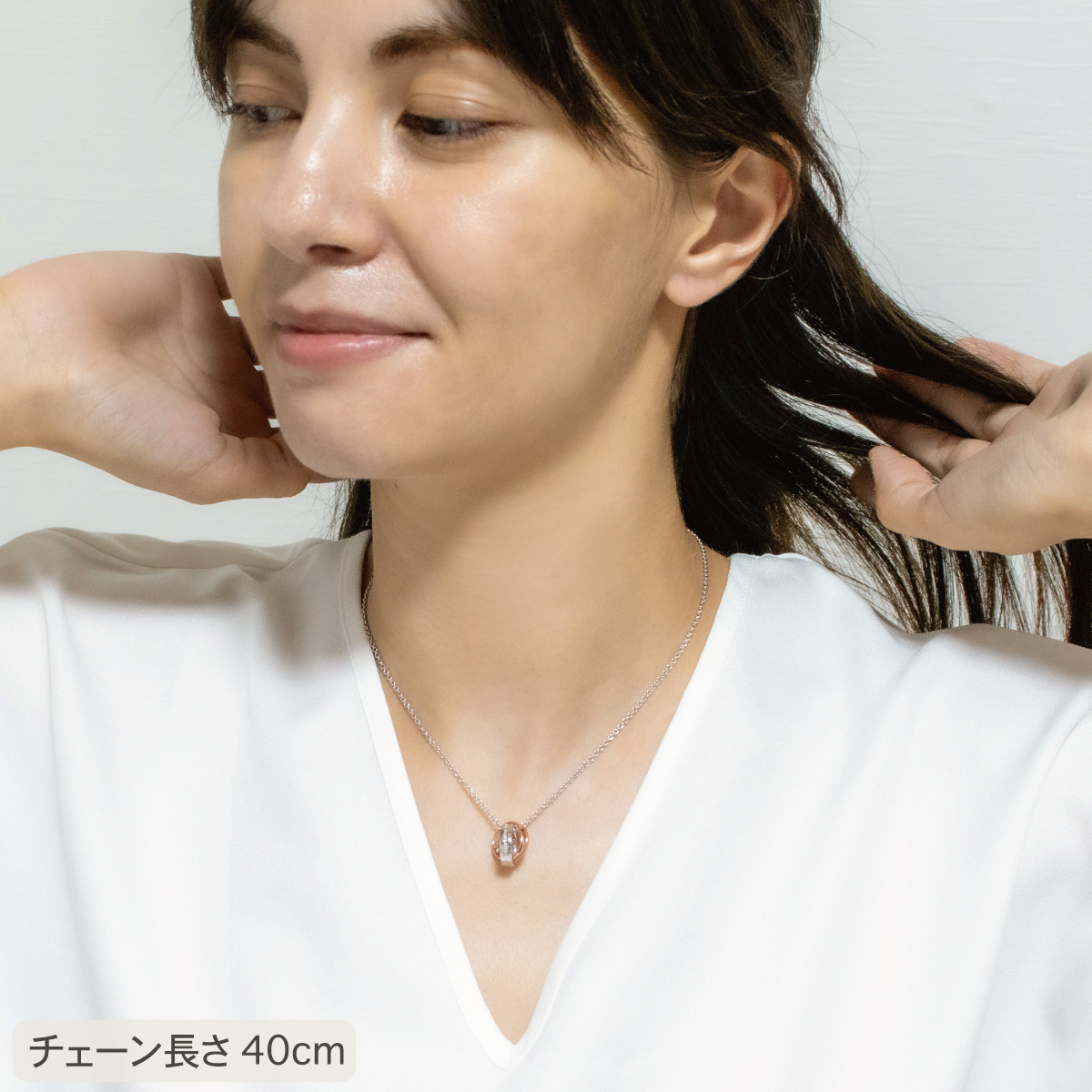 ネックレス ペンダント レディース シルバー925 close to me 彫刻 刻印