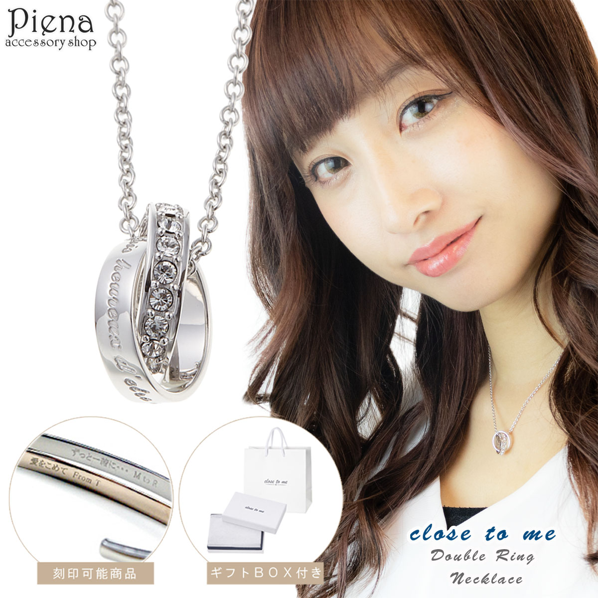 本日価格！スワロフスキー ♡ Gema ダブルリング　フラワー　52号 ty-sn13-114.jpg