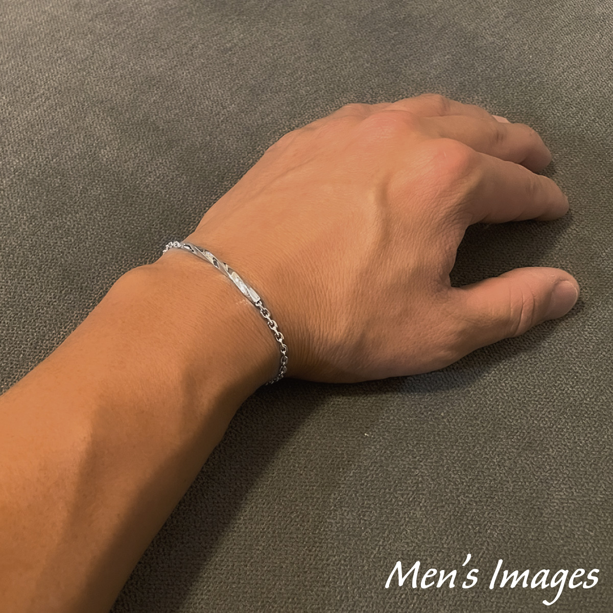ブレスレット レディース メンズ シルバー925 プレート ひねり