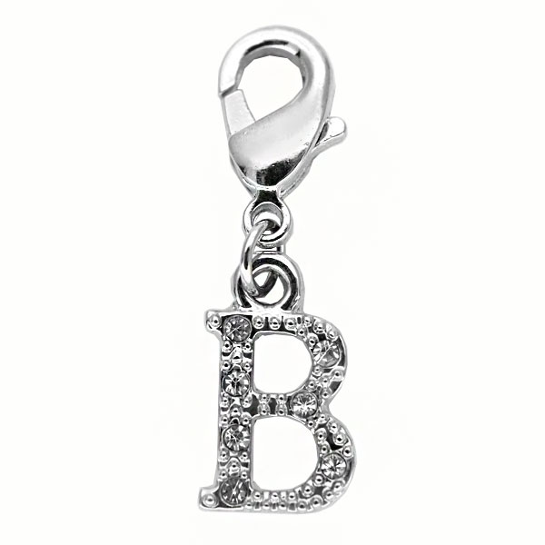 イニシャルチャーム パーツ アルファベット ボディピアス 20G 18G 16G