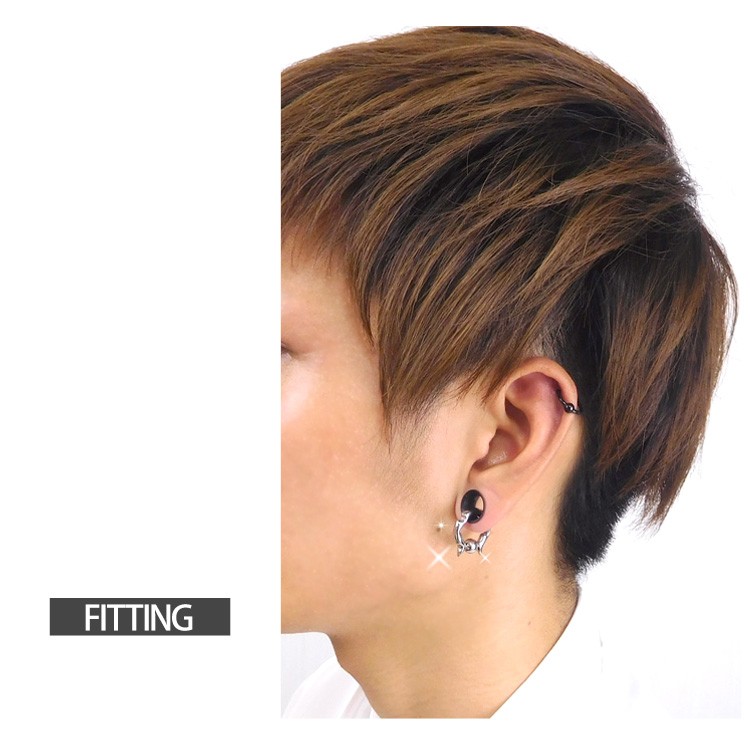VIVIFY Body Pierce 8~9G シルバー オニキス VIVIFY Body Pierce 8~9G シルバー オニキス - メルカリ