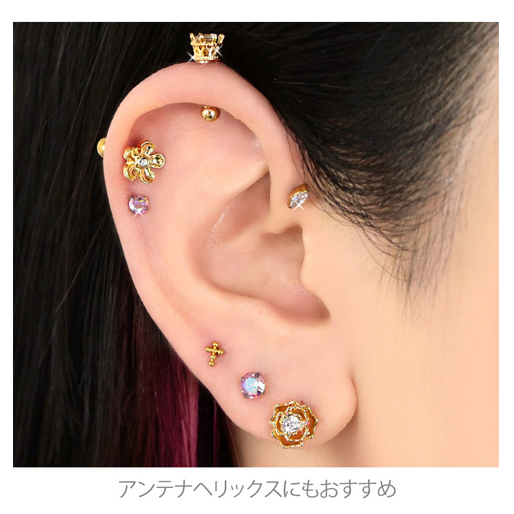 楽天市場】エメラルド 王冠 シャンデリアピアス クラウンピアス