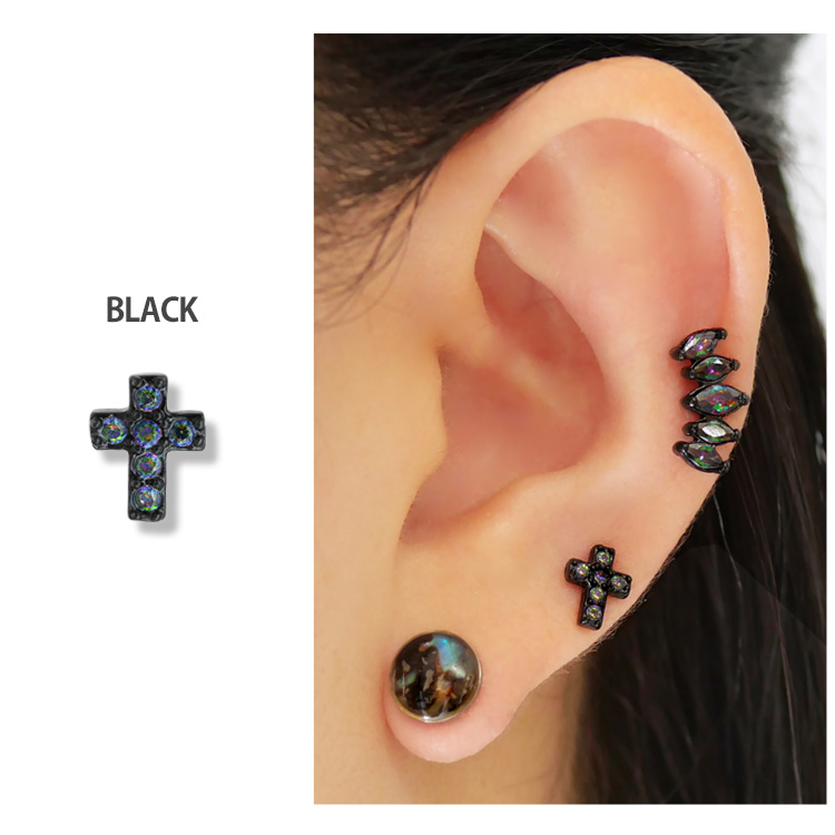 ボディピア カラークロスインターナルラブレット 16G ボディーピアス