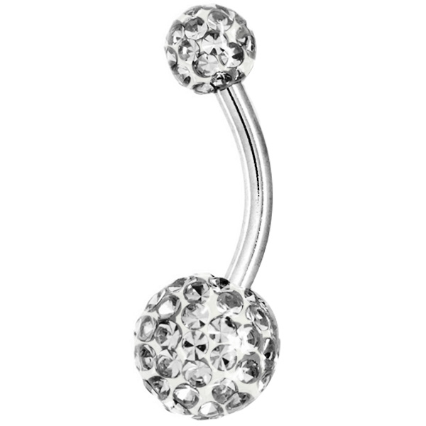 ボディピアス へそピアス エポキシシャワーネイブル 14G ボディーピアス ヘソピアス |  | 01