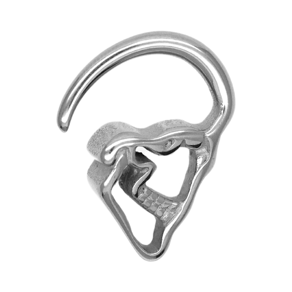 ボディピアス 透かしガイコツ スカルシャドウ 14G 12G 10G ボディー