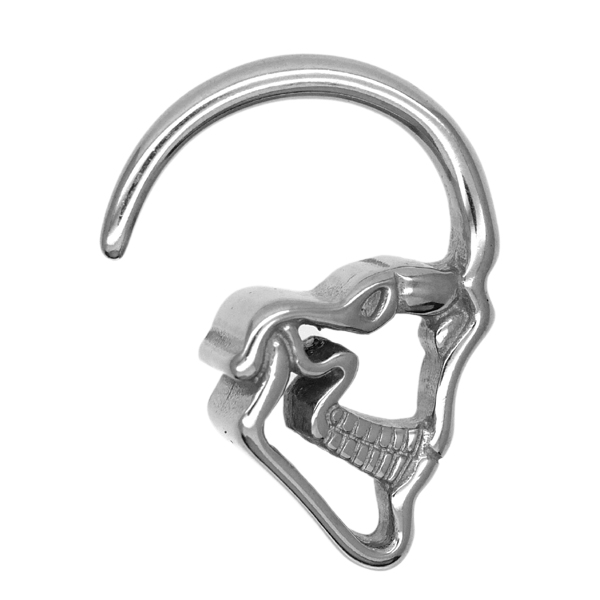 ボディピアス 透かしガイコツ スカルシャドウ 14G 12G 10G ボディー