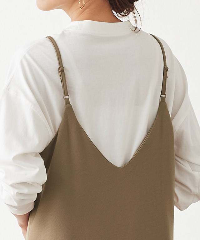 リブカットソーキャミワンピース Md 公式 Pierrot ピエロ レディースファッション通販サイト