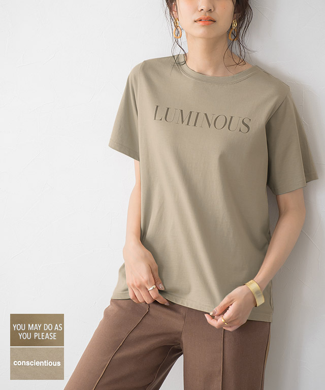 Tシャツ カットソー ロゴT 綿100％ 半袖 シンプル トップス 高品質 白