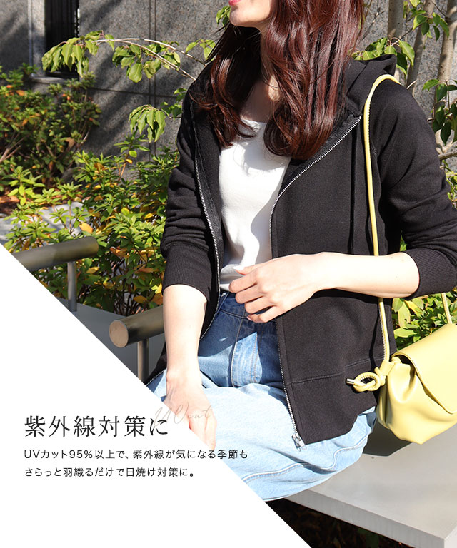 UVカットスウェットジップパーカー ◇送料無料 | 【公式