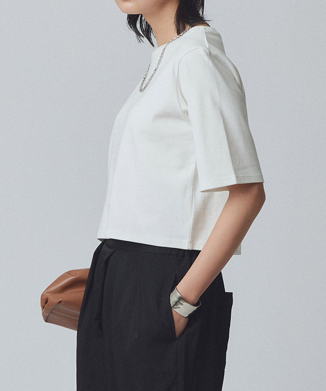 RASW シャツ レディース クロップド丈 シワ加工 リベット RASW Pierrot｜[RASW]クロップドワイドシャツ | Rakuten Fashion(楽天