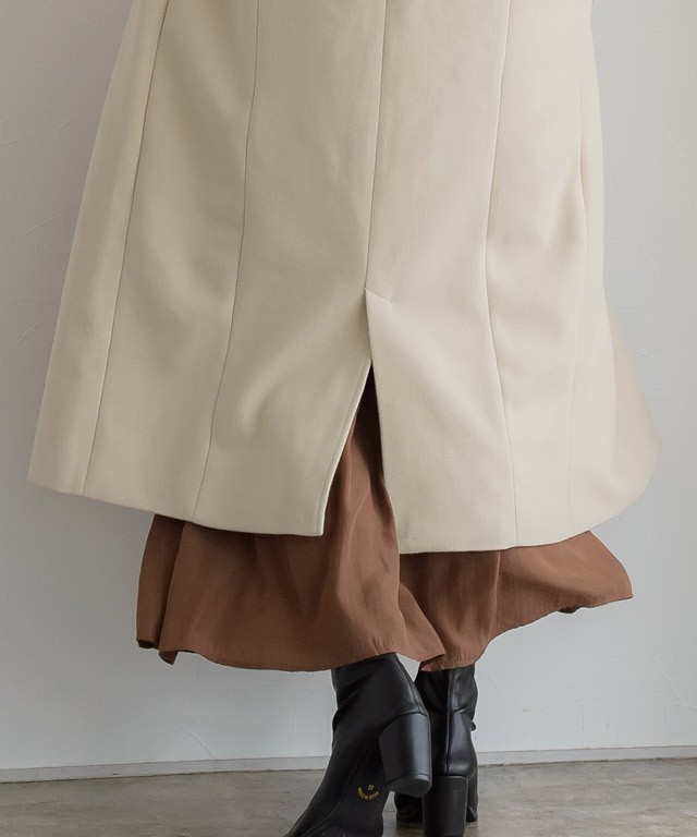 メルトンロングチェスターコート 送料無料 公式 Pierrot ピエロ レディースファッション通販サイト