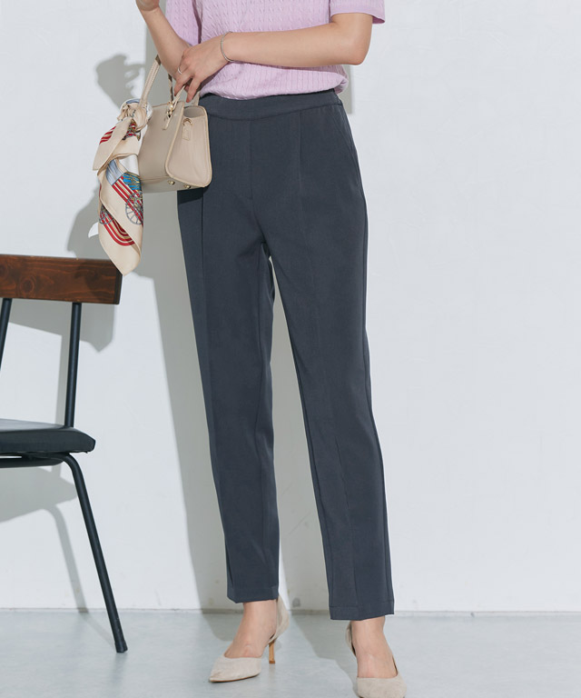 パンツ レディース スラックス きれいめ ストレート 短め 長め オフィス 送料無料 MD 予約：8月8日頃より順次発送 | marvelous by Pierrot | 09