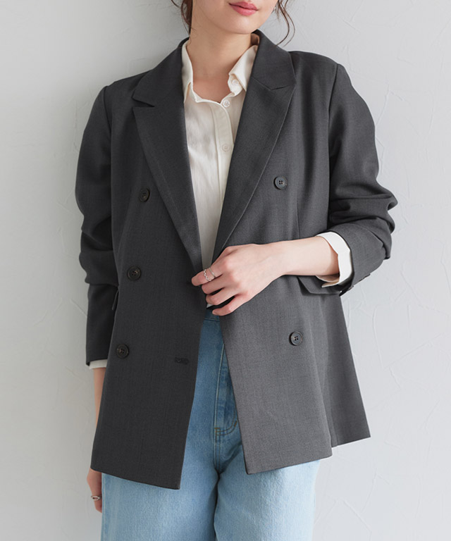 選べる接触冷感リネンライクジャケット