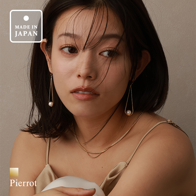 Yahoo! Yahoo!ショッピング(ヤフー ショッピング)ピアス アクセサリー アクセ イミテーションパール フープ ドロップ きれいめ レディース MD2