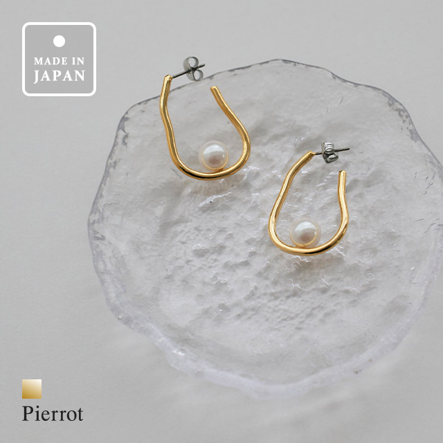 Yahoo! Yahoo!ショッピング(ヤフー ショッピング)（夏セール対象） ピアス アクセサリー フープ パール きれいめ レディース MD2