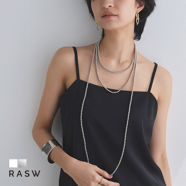 RASW 高品質 パール トレンド シルバー レディース MD2