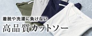 高品質カットソーシリーズ